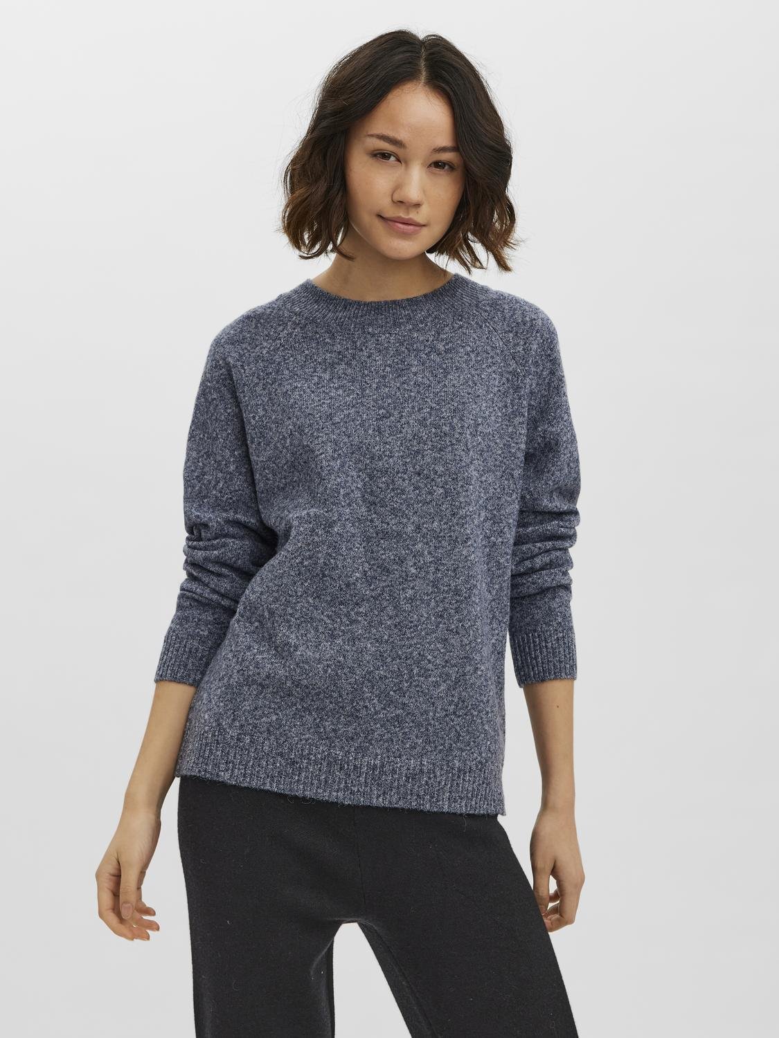 VMDOFFY Pullover - Navy Blazer - VERO MODA & VILA Bergvik